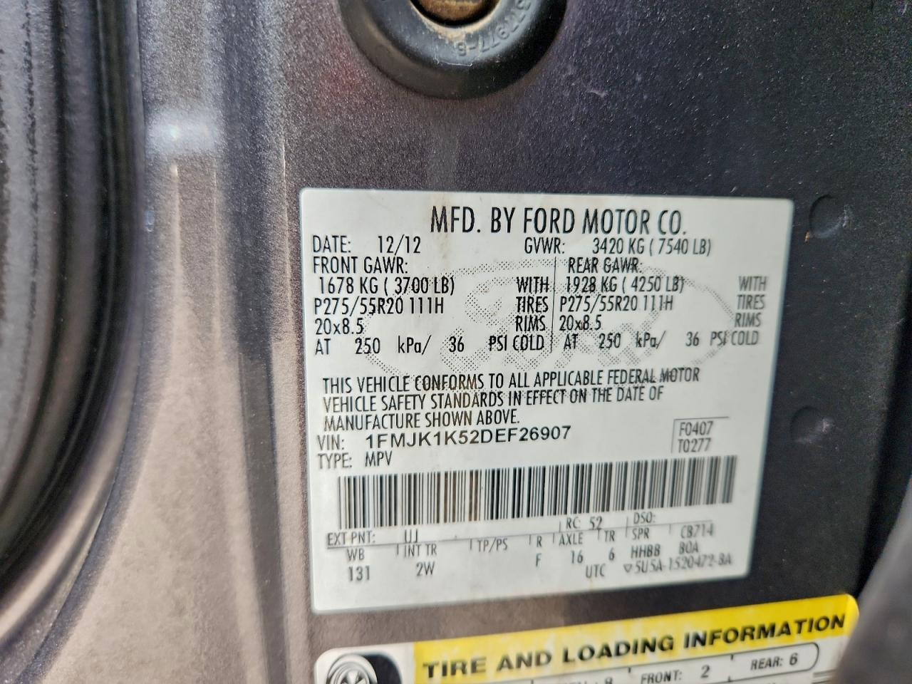 2013 FORD EXPEDITION EL LIMITED photo 13