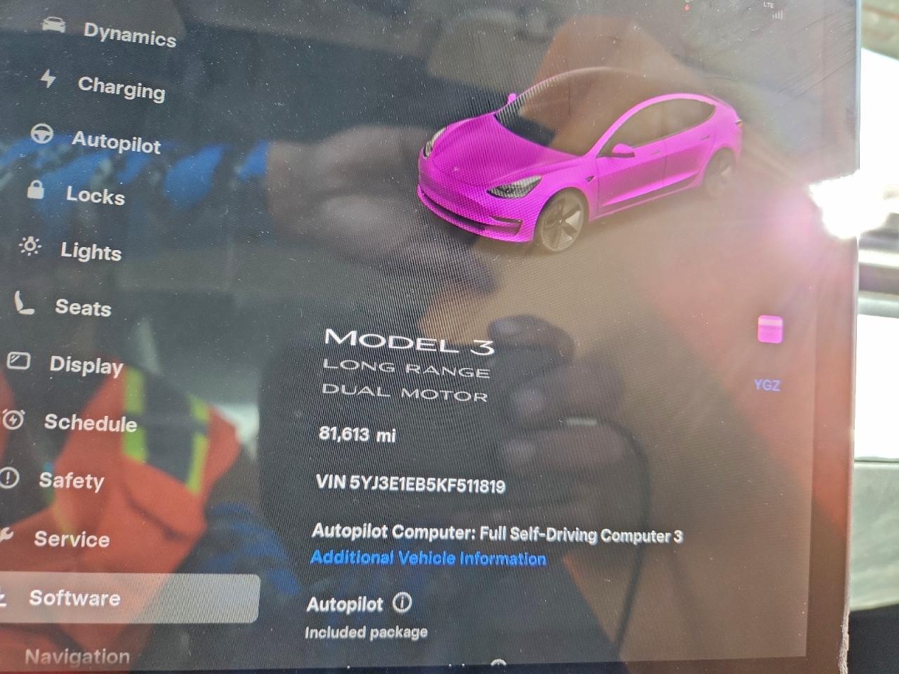 2019 TESLA MODEL 3 photo 9
