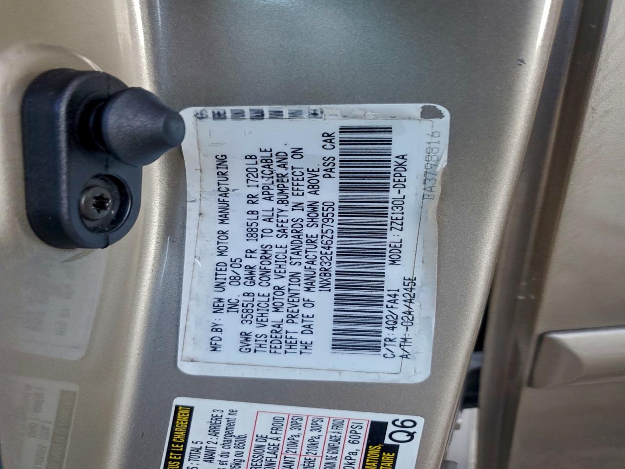 2006 TOYOTA COROLLA CE photo 23