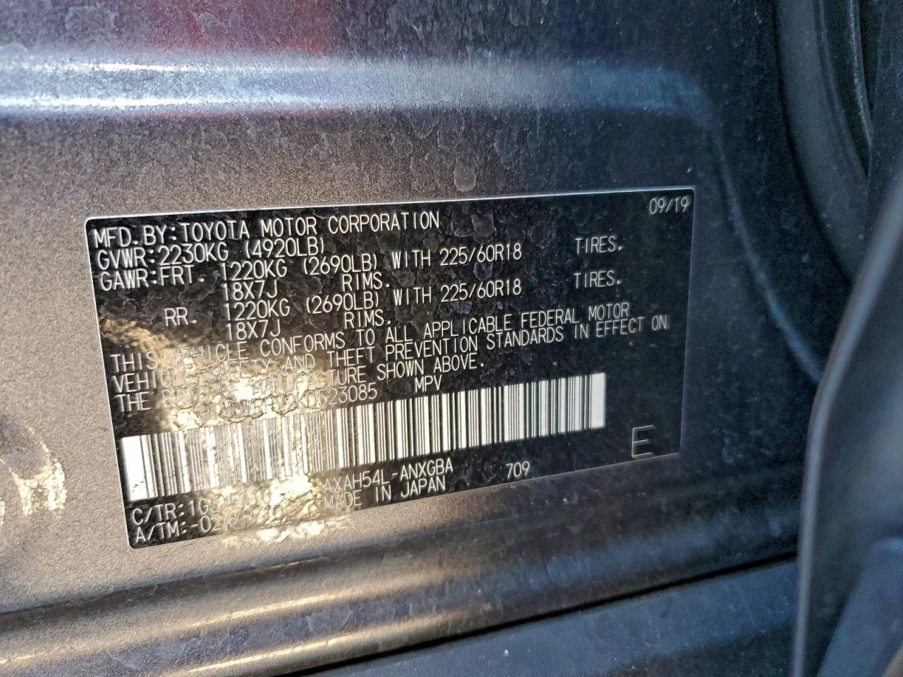 2019 TOYOTA RAV4 LIMITED photo 14