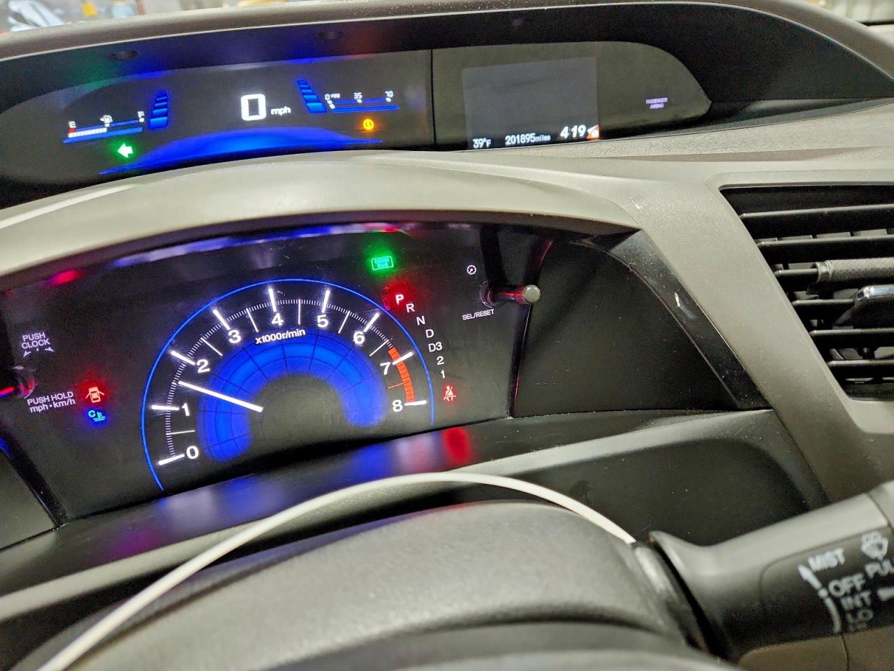 2012 HONDA CIVIC EX photo 9