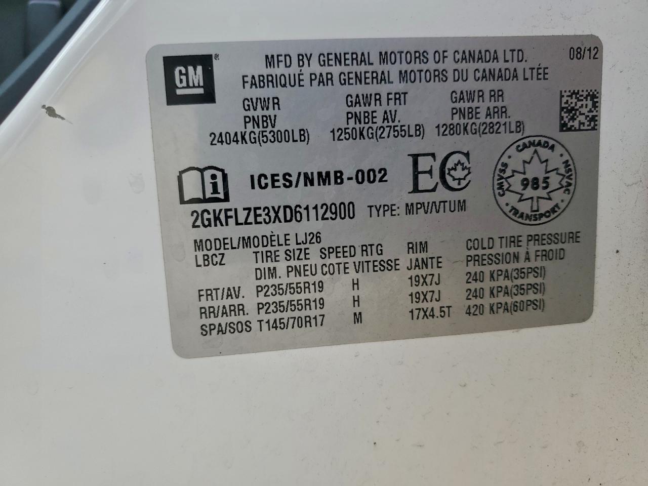 2013 GMC TERRAIN DENALI photo 13