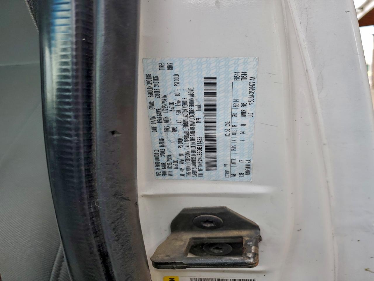 2006 FORD ECONOLINE E250 VAN photo 13