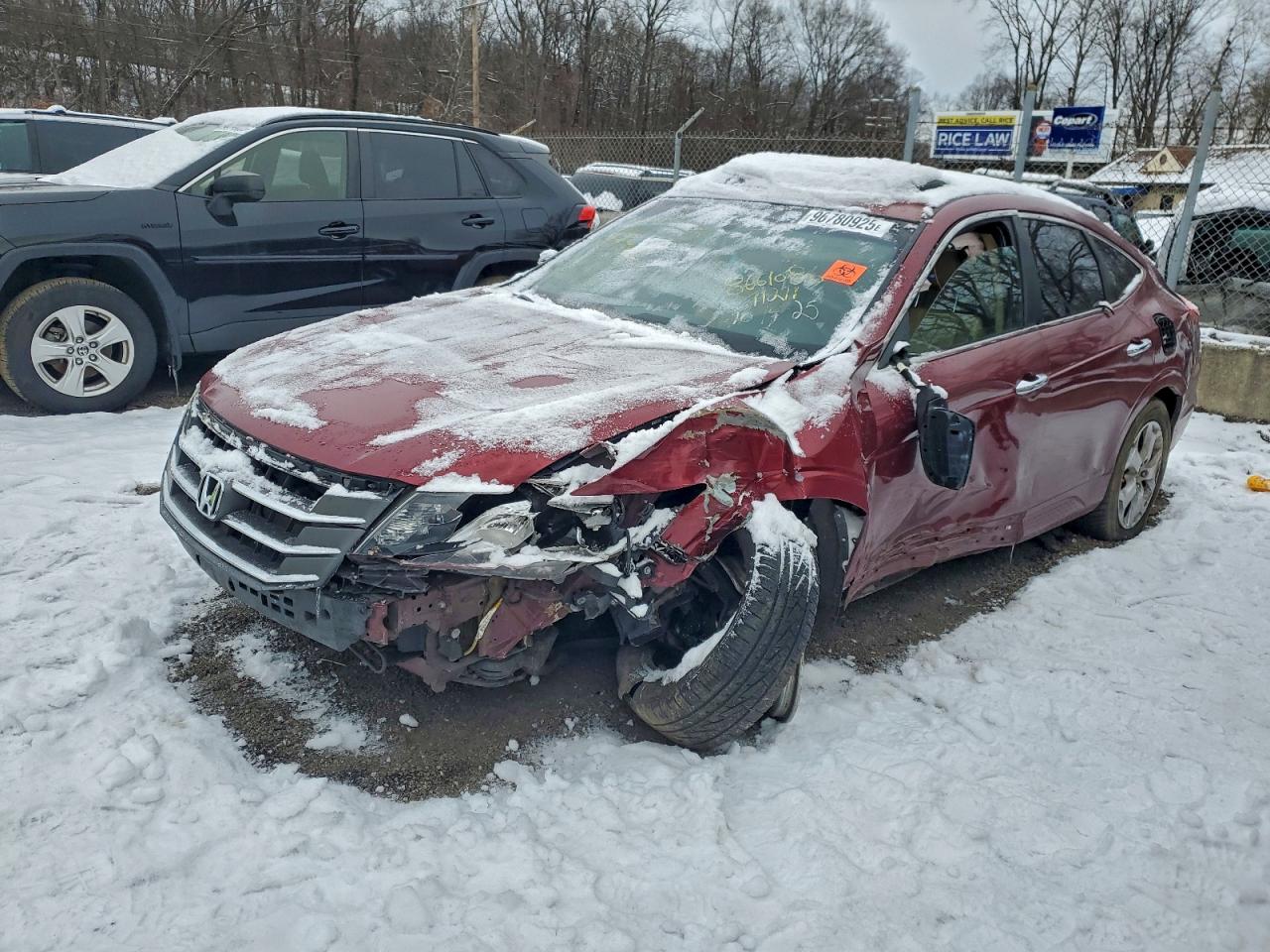 2010 HONDA ACCORD CROSSTOUR EXL — FRONT END damage — photo 1