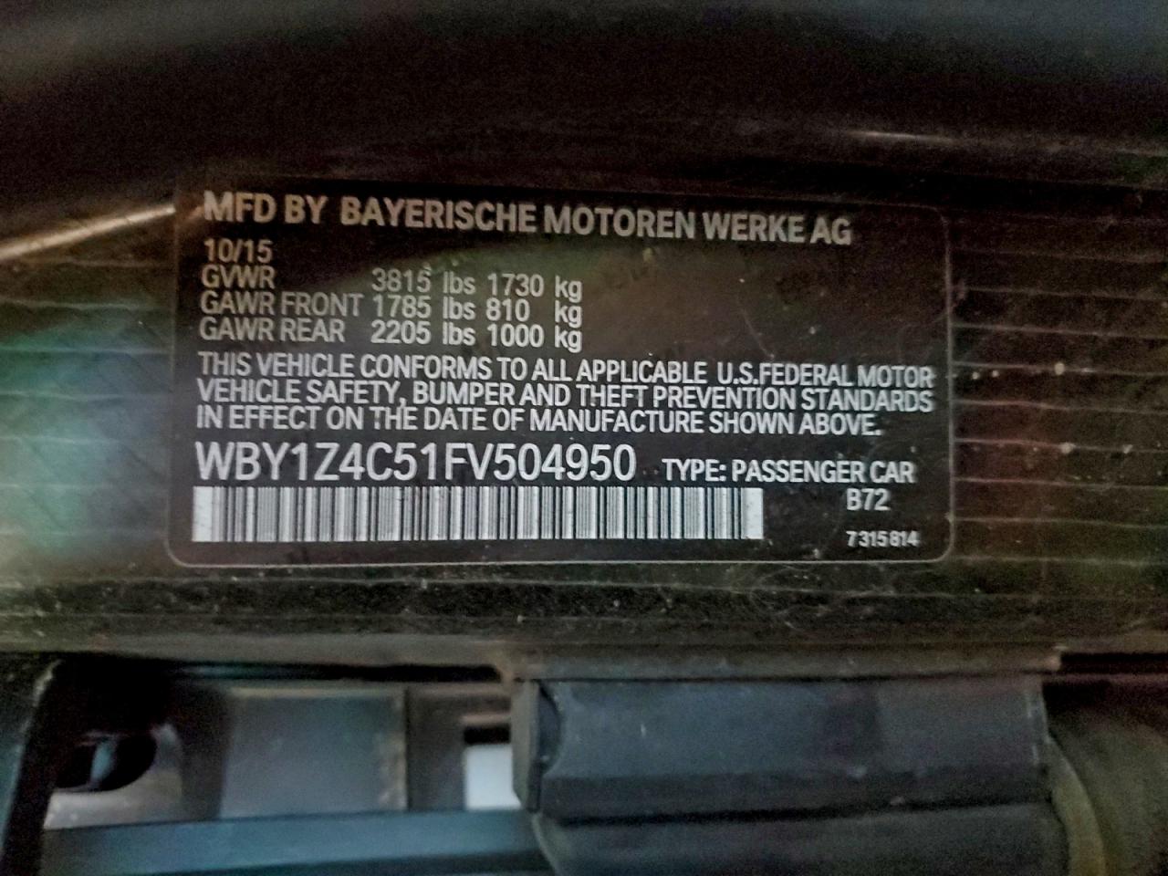 2015 BMW I3 REX photo 12