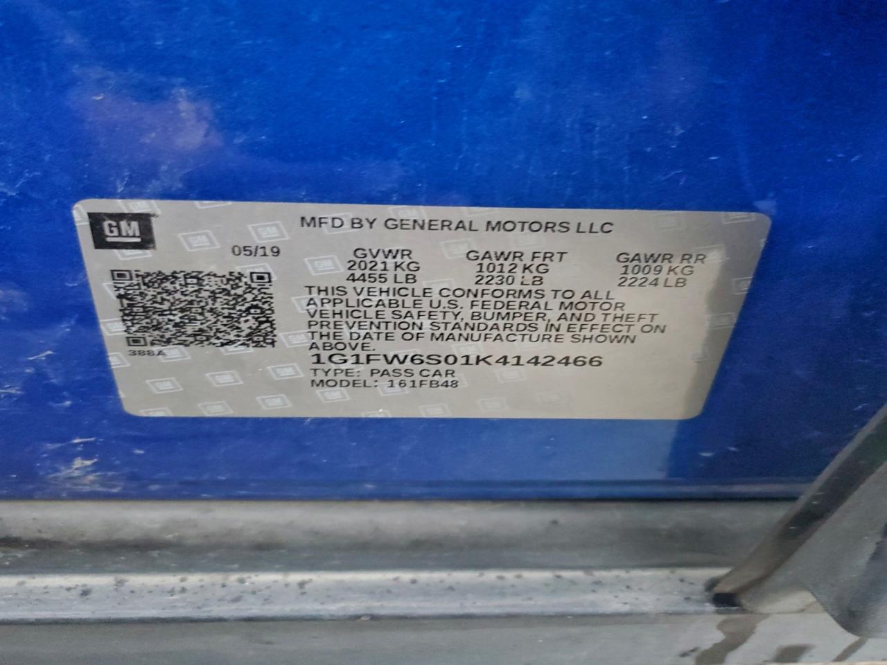 2019 CHEVROLET BOLT EV LT photo 12