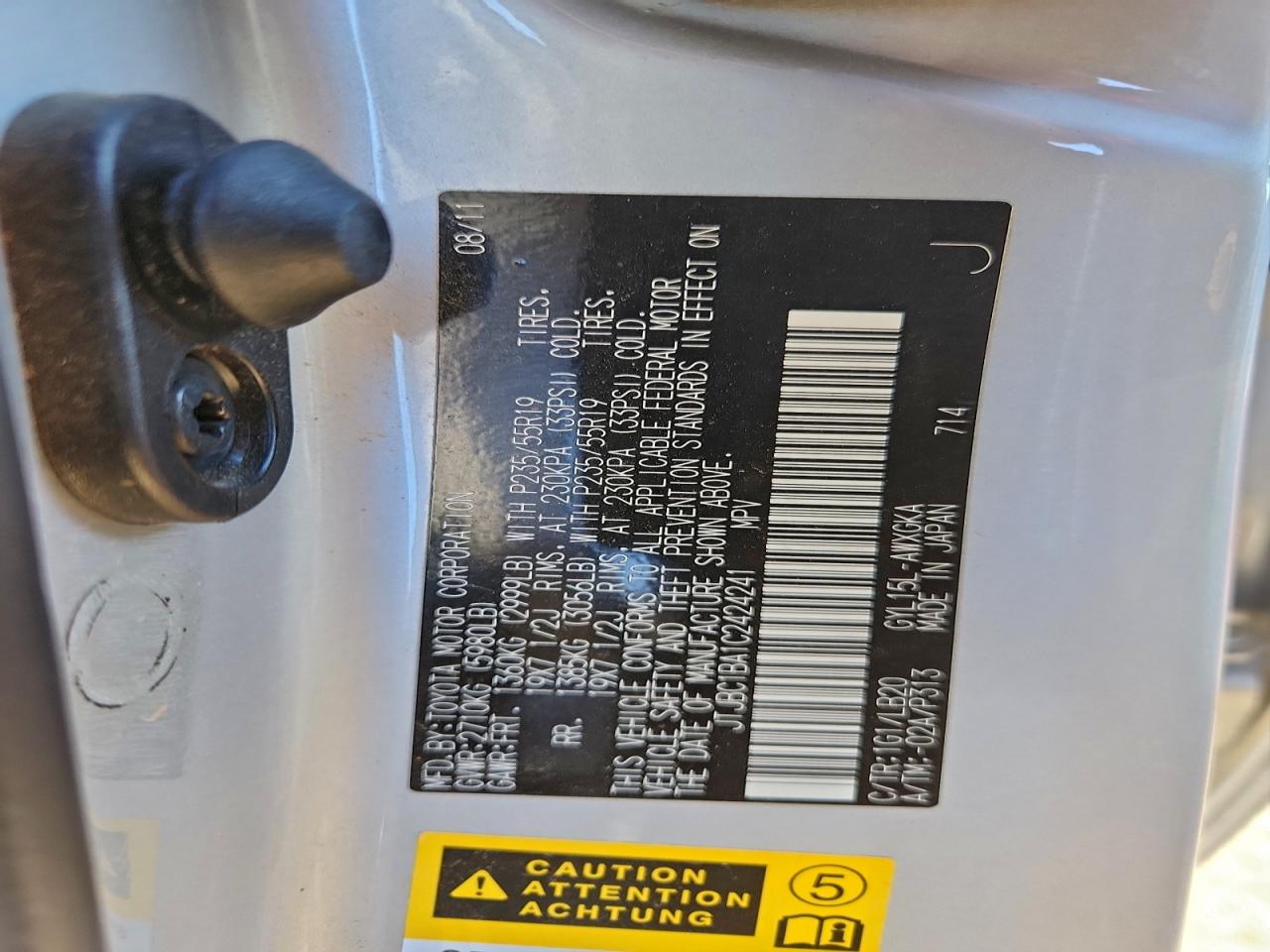 2012 LEXUS RX 450H photo 12