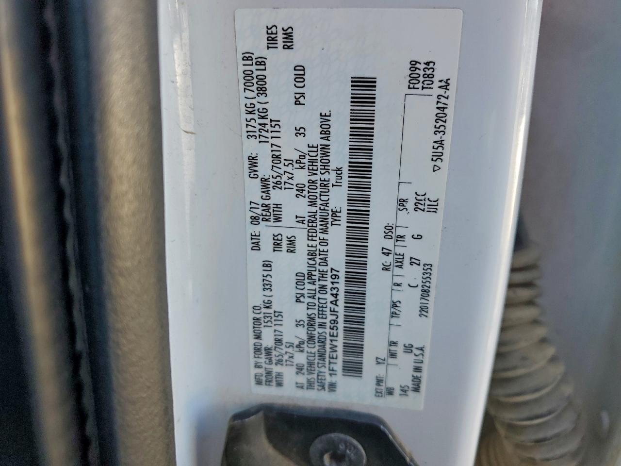 2018 FORD F150 SUPERCREW photo 12