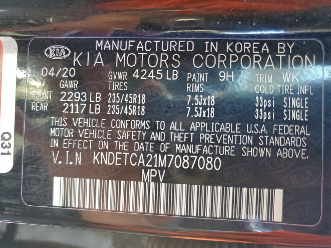 2021 KIA SELTOS SX photo 13