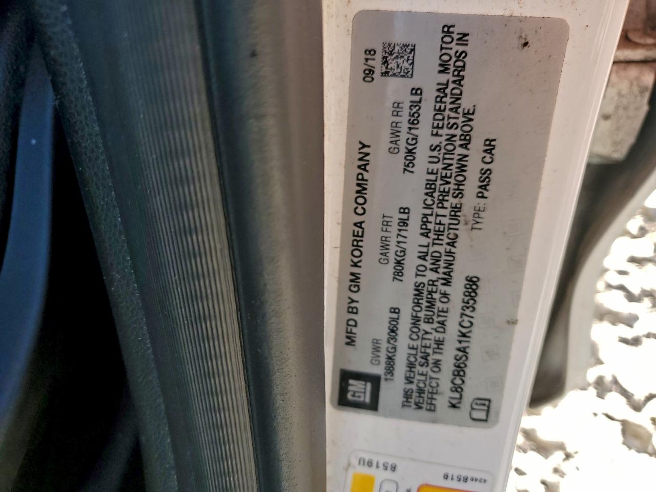 2019 CHEVROLET SPARK LS photo 13