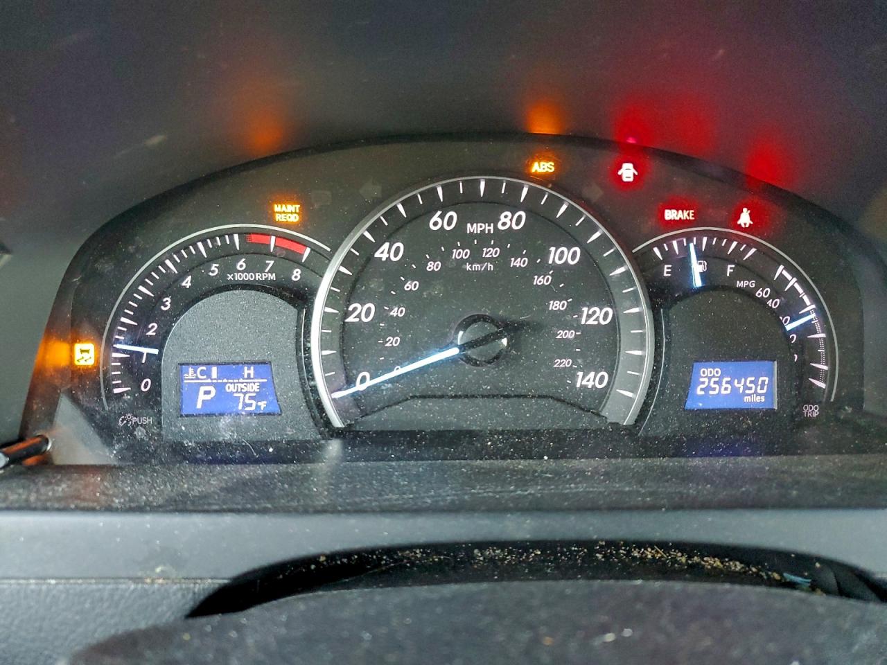 2012 TOYOTA CAMRY BASE photo 9