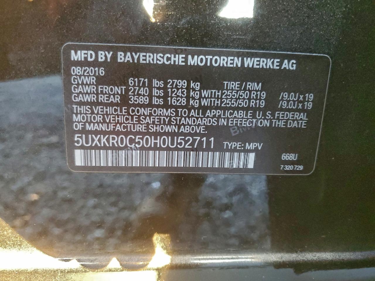 2017 BMW X5 XDRIVE35I photo 13