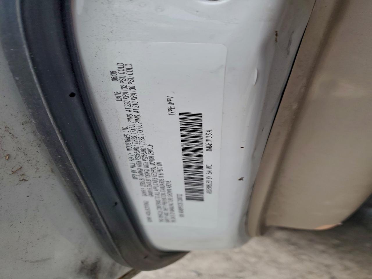 2007 SUBARU OUTBACK OUTBACK 2.5I photo 13