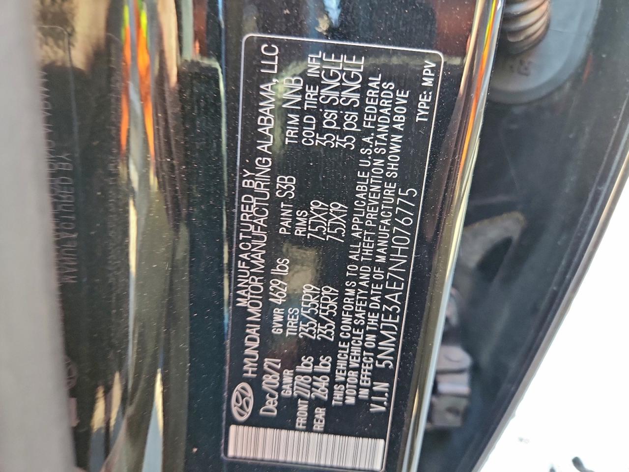 2022 HYUNDAI TUCSON LIMITED photo 13