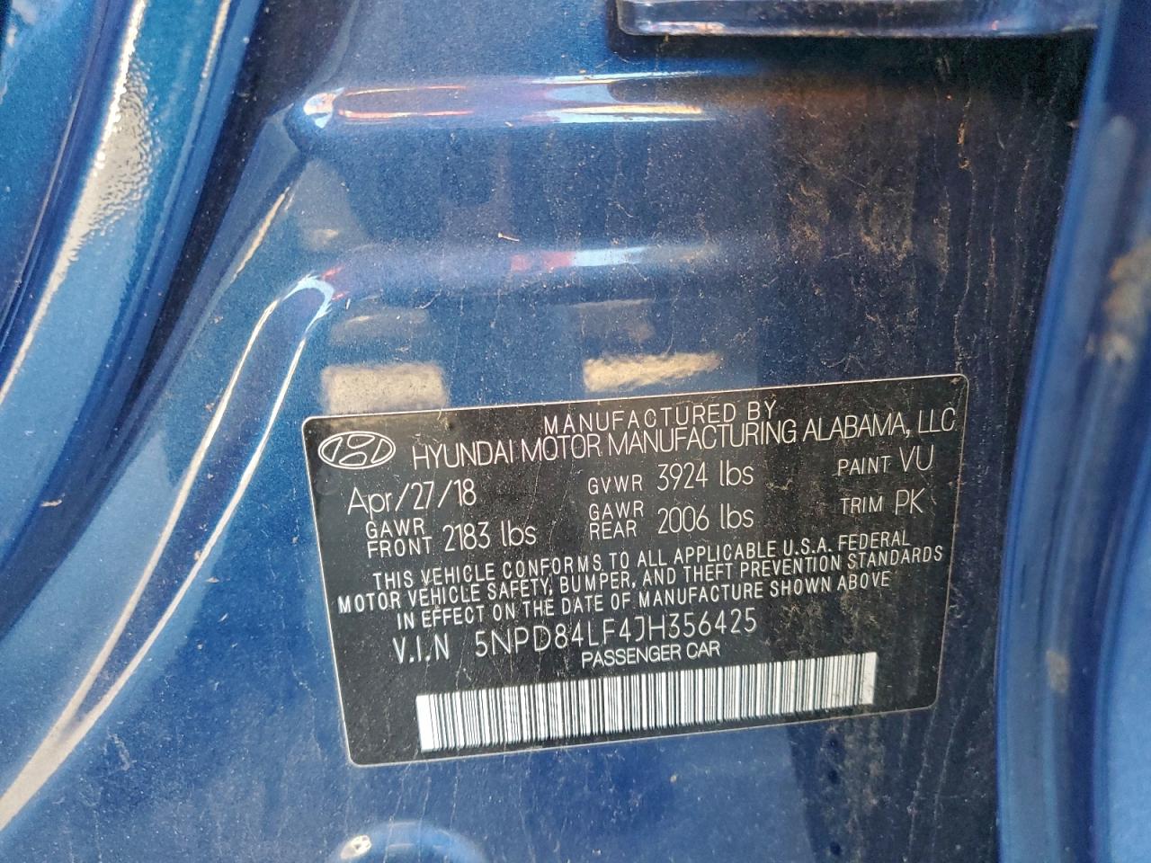 2018 HYUNDAI ELANTRA SEL photo 12