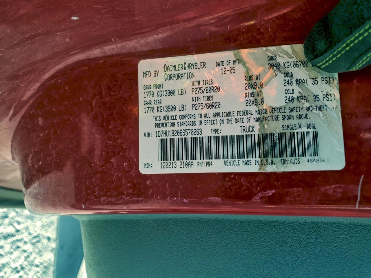 2006 DODGE RAM 1500 ST photo 12