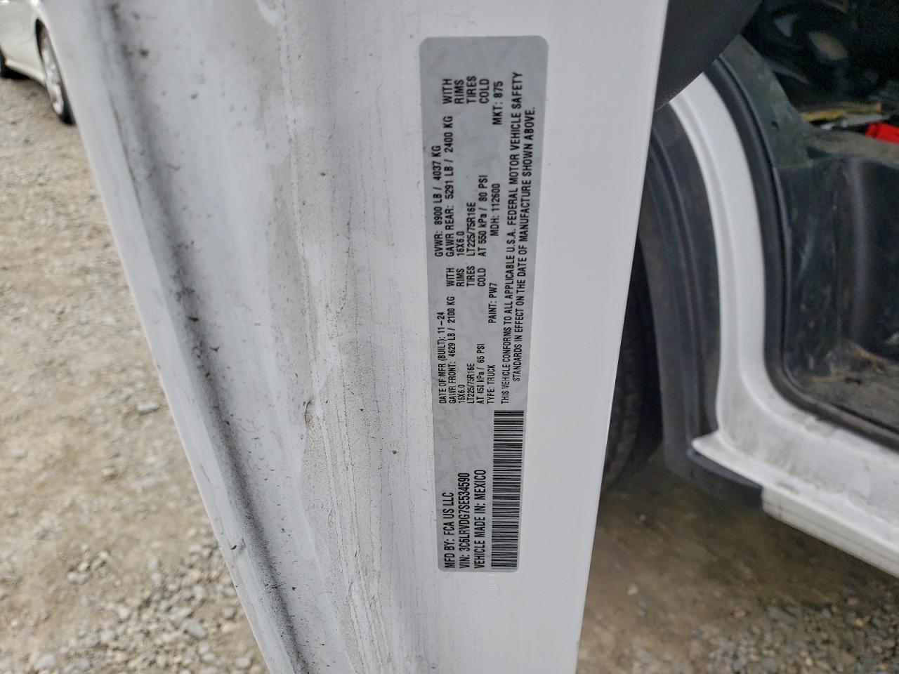 2025 RAM PROMASTER - DELIVERY VAN photo 13