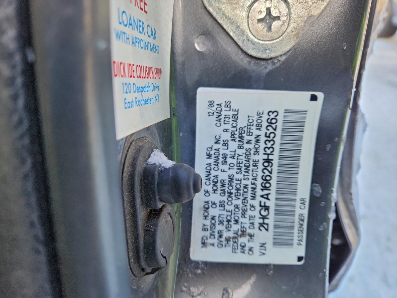 2009 HONDA CIVIC LX-S photo 12