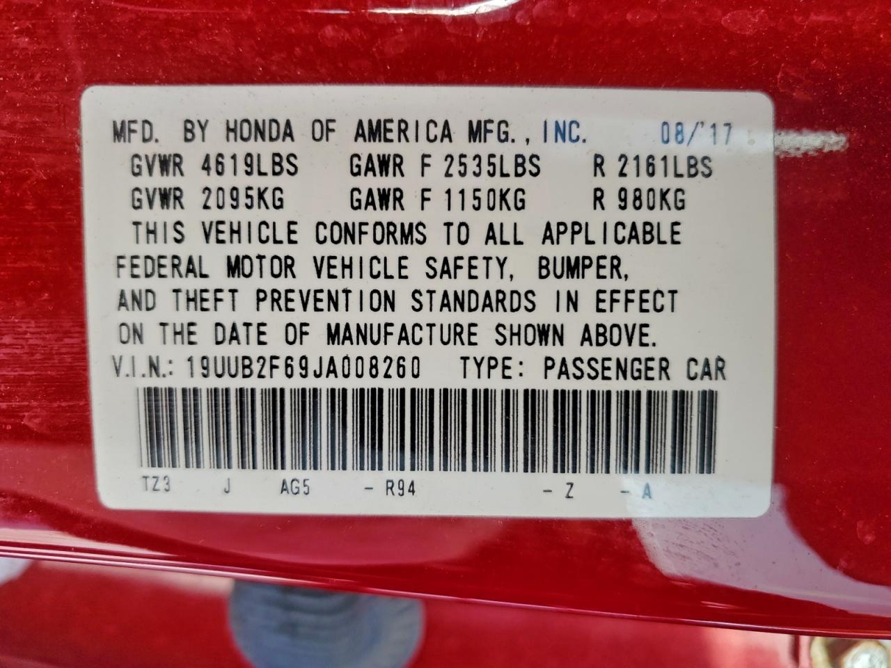 2018 ACURA TLX TECH+A photo 13