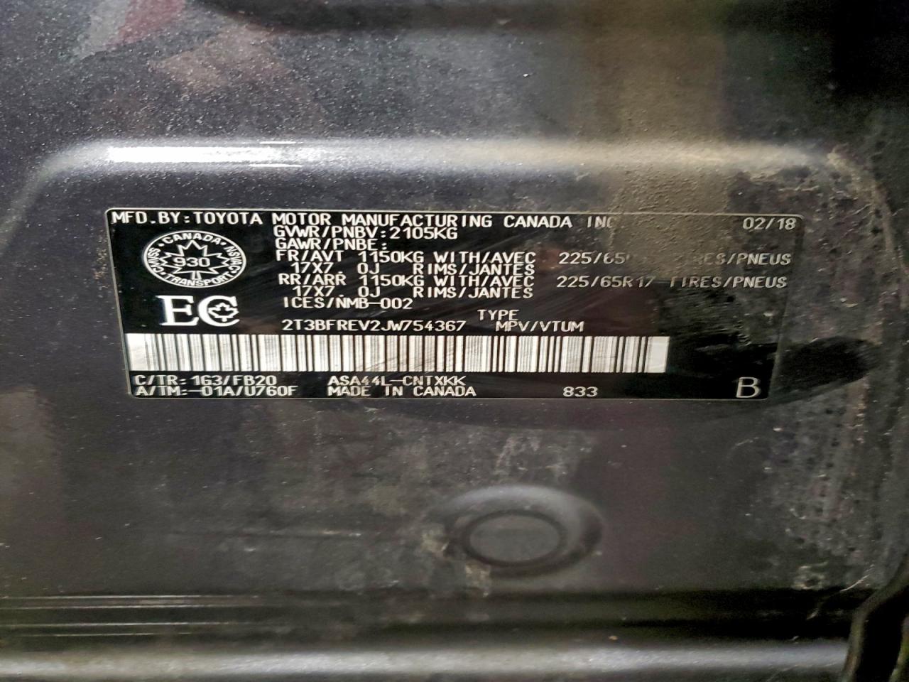 2018 TOYOTA RAV4 LE photo 13