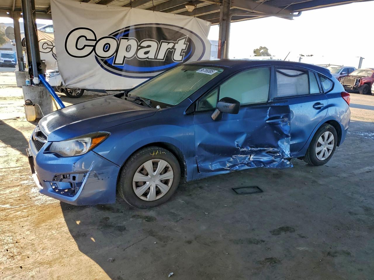 2016 SUBARU IMPREZA — SIDE damage — photo 1