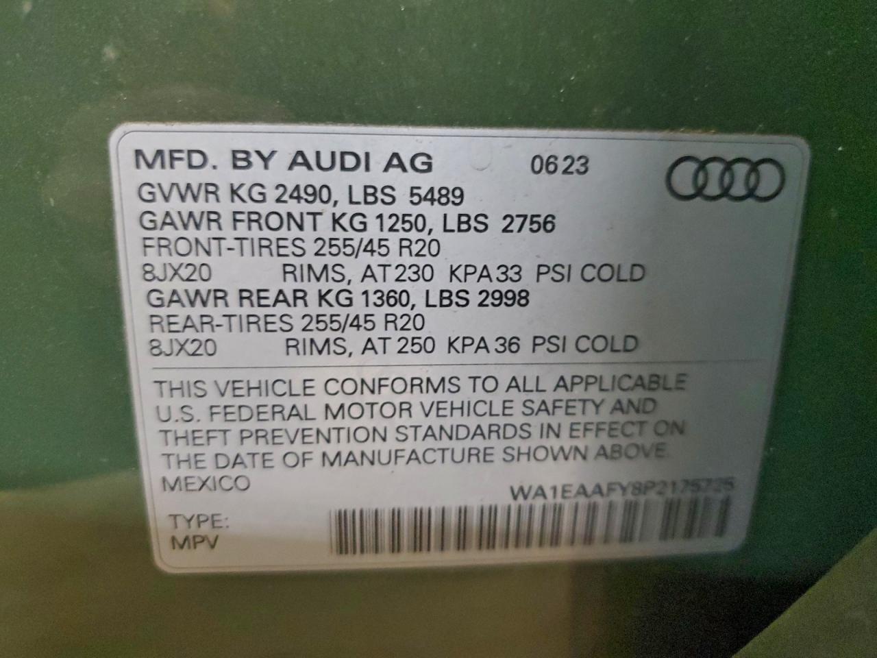 2023 AUDI Q5 PREMIUM PLUS 45 photo 13