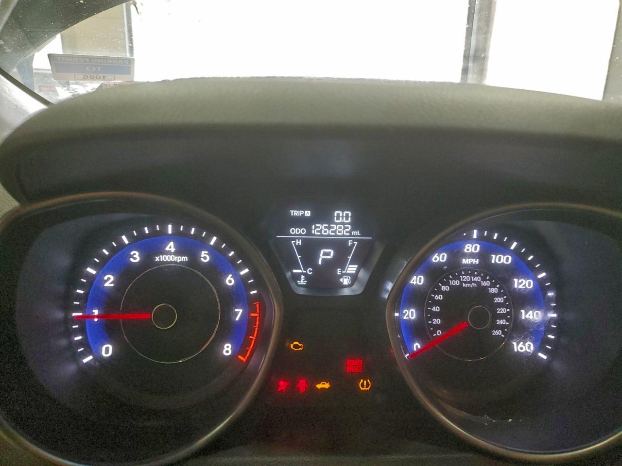 2012 HYUNDAI ELANTRA GLS photo 9