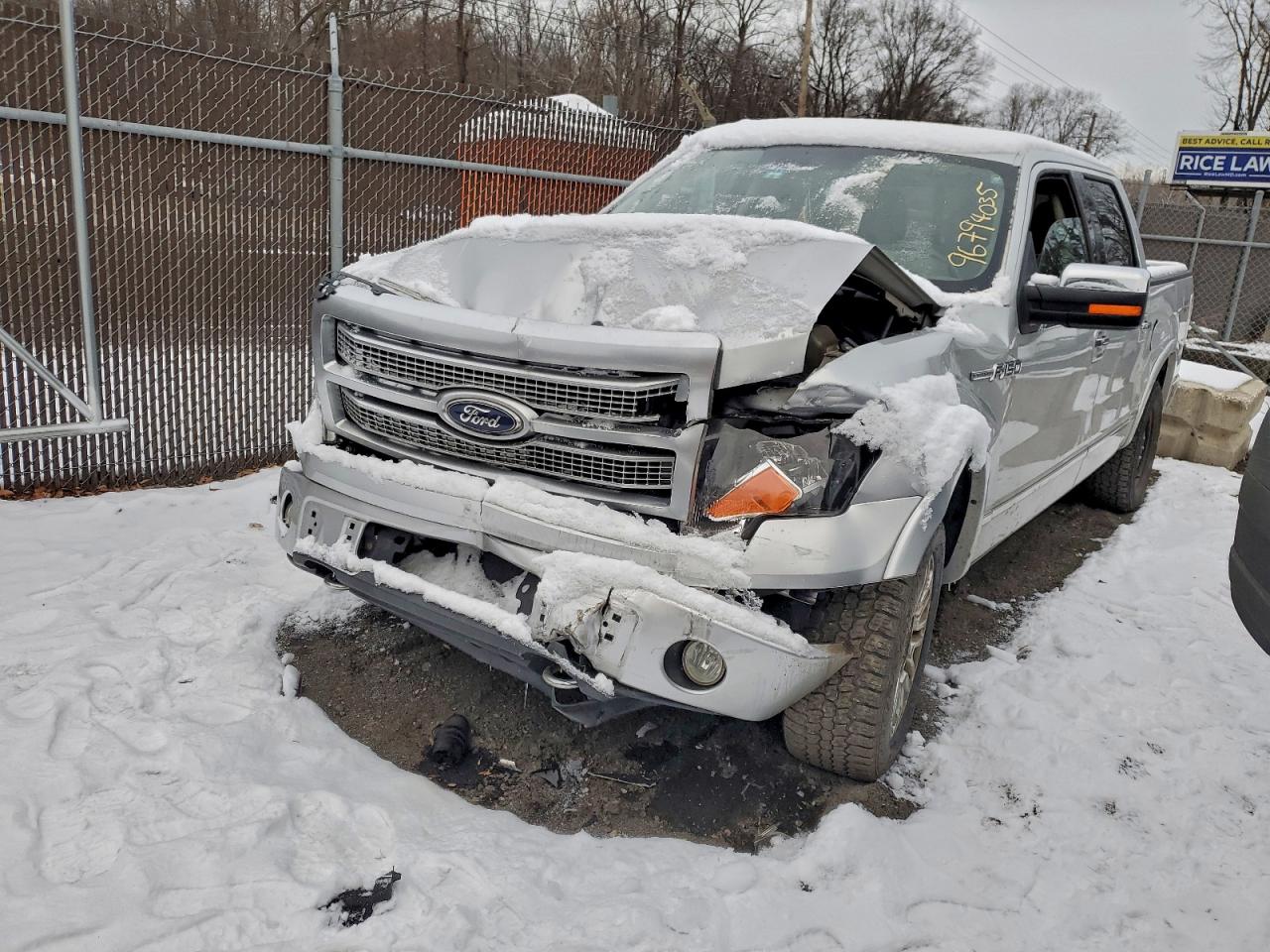 2010 FORD F150 SUPERCREW — FRONT END damage — photo 1