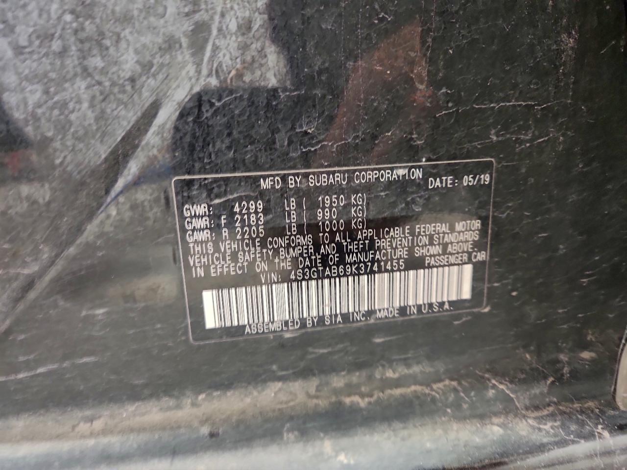 2019 SUBARU IMPREZA photo 12