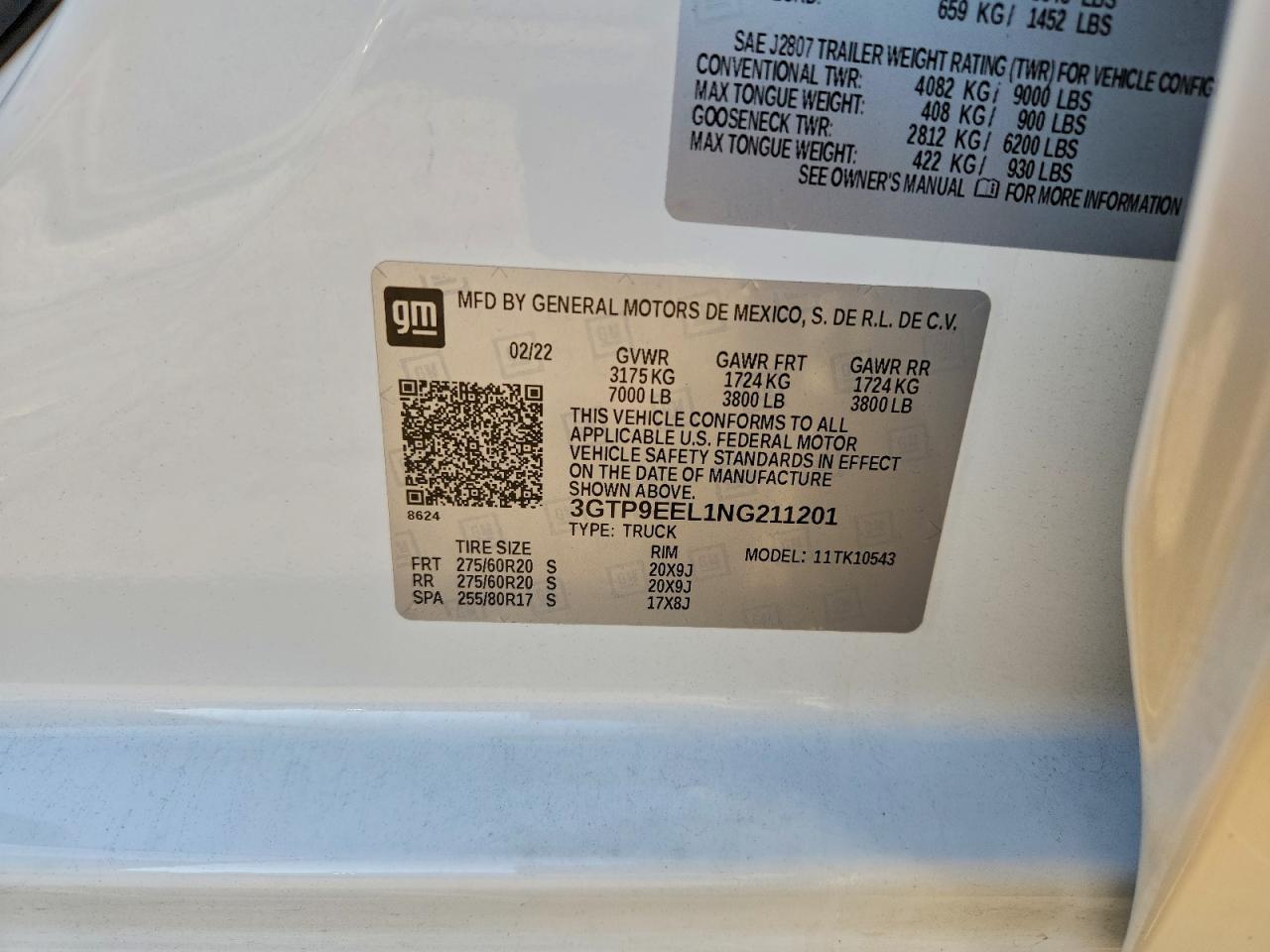2022 GMC SIERRA LIMITED K1500 AT4 photo 12
