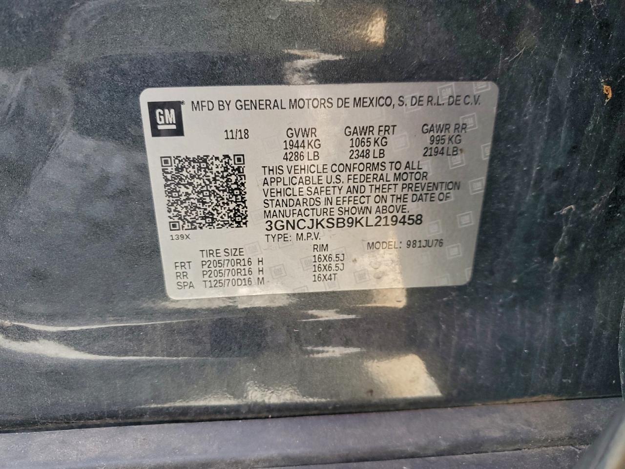 2019 CHEVROLET TRAX LS photo 25