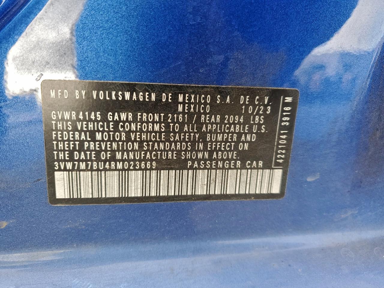 2024 VOLKSWAGEN JETTA SE photo 12