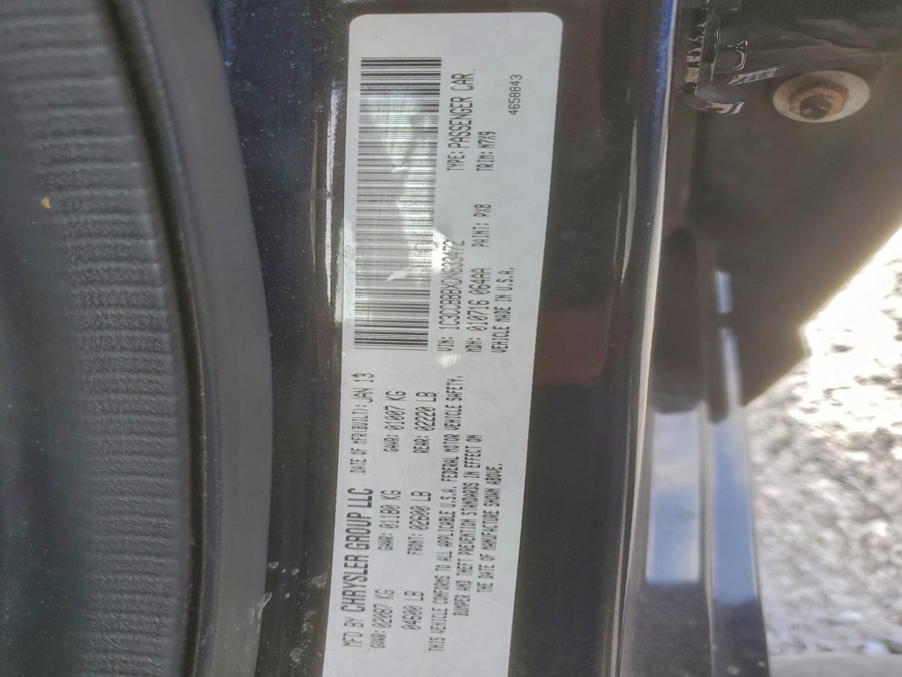 2013 CHRYSLER 200 TOURING photo 12