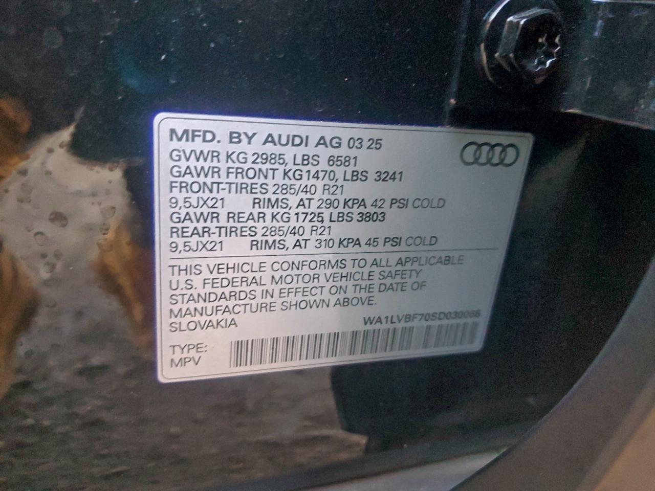 2025 AUDI Q7 PREMIUM PLUS photo 13