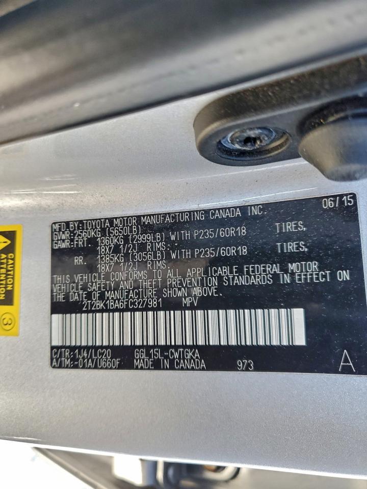 2015 LEXUS RX 350 BASE photo 14