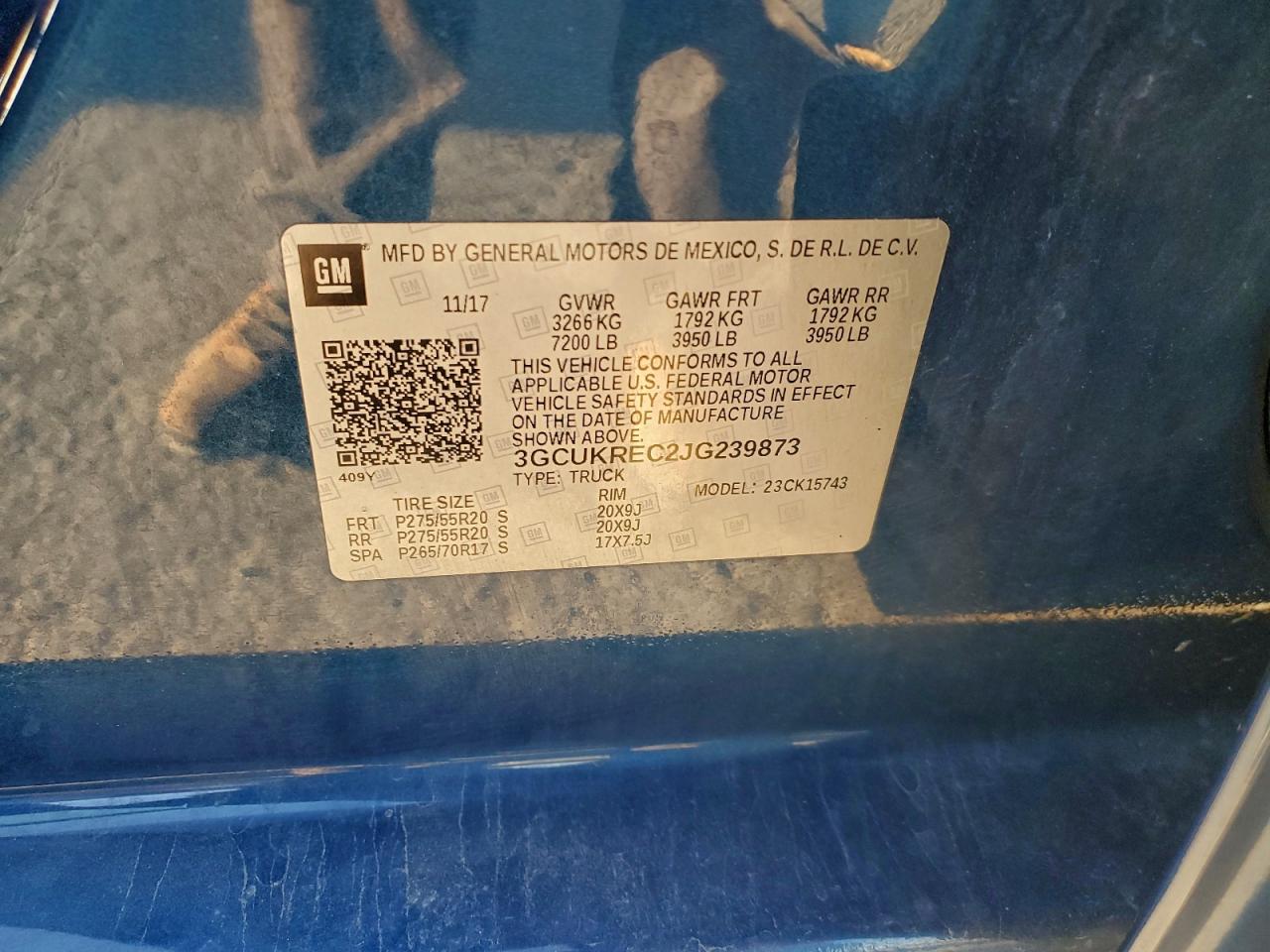 2018 CHEVROLET SILVERADO K1500 LT photo 12