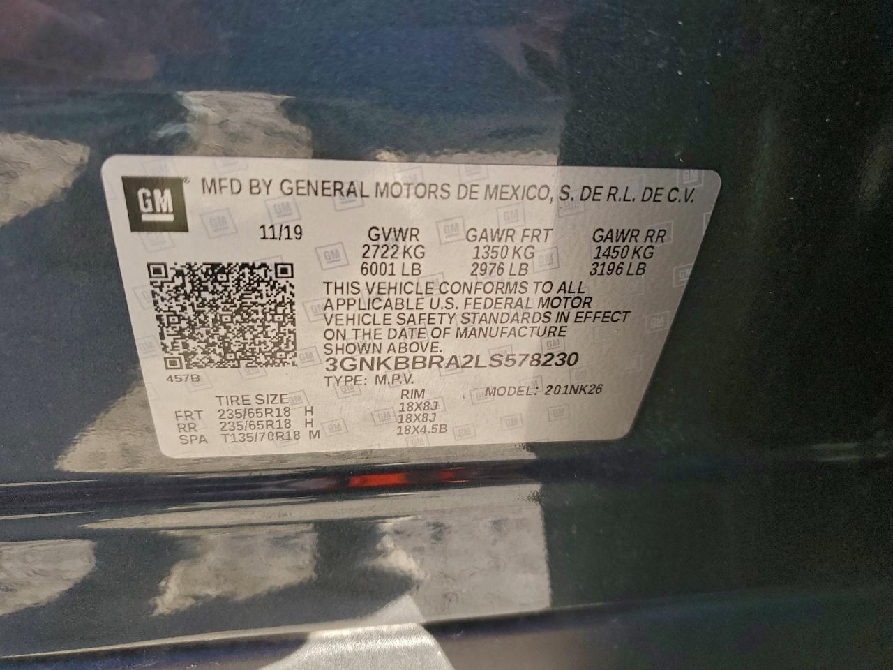 2020 CHEVROLET BLAZER 1LT photo 13