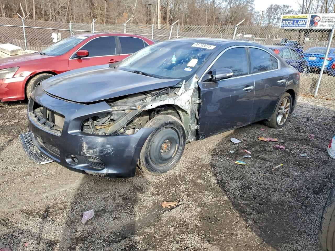 2009 NISSAN MAXIMA S — SIDE damage — photo 1