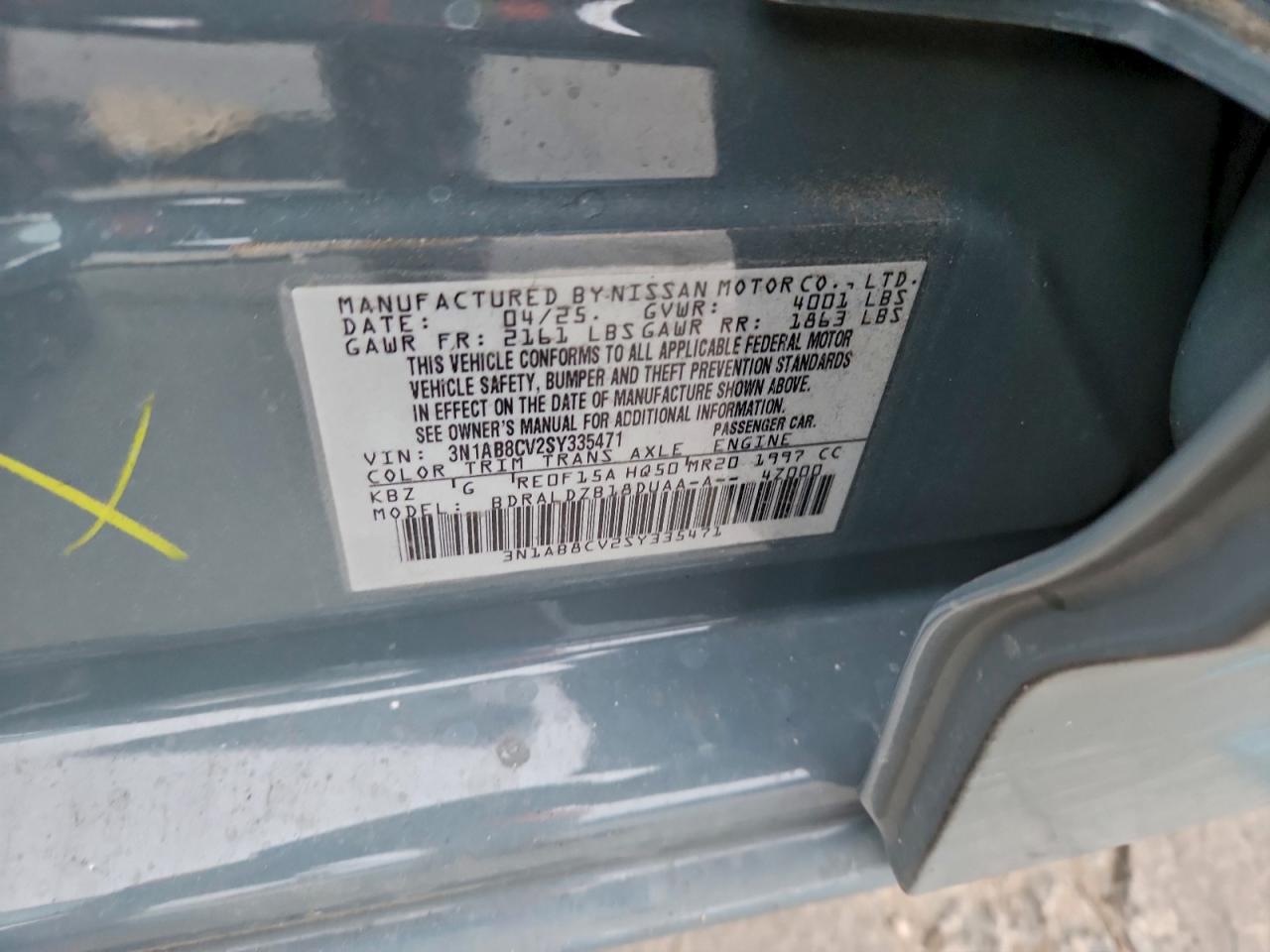 2025 NISSAN SENTRA SV photo 12