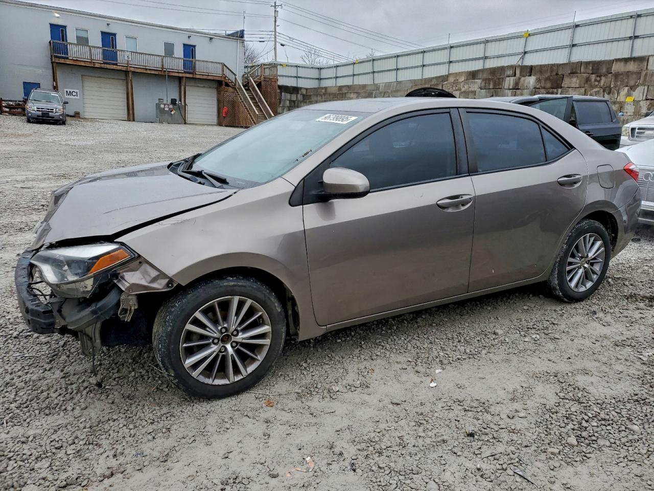 2015 TOYOTA COROLLA L — FRONT END damage — photo 1