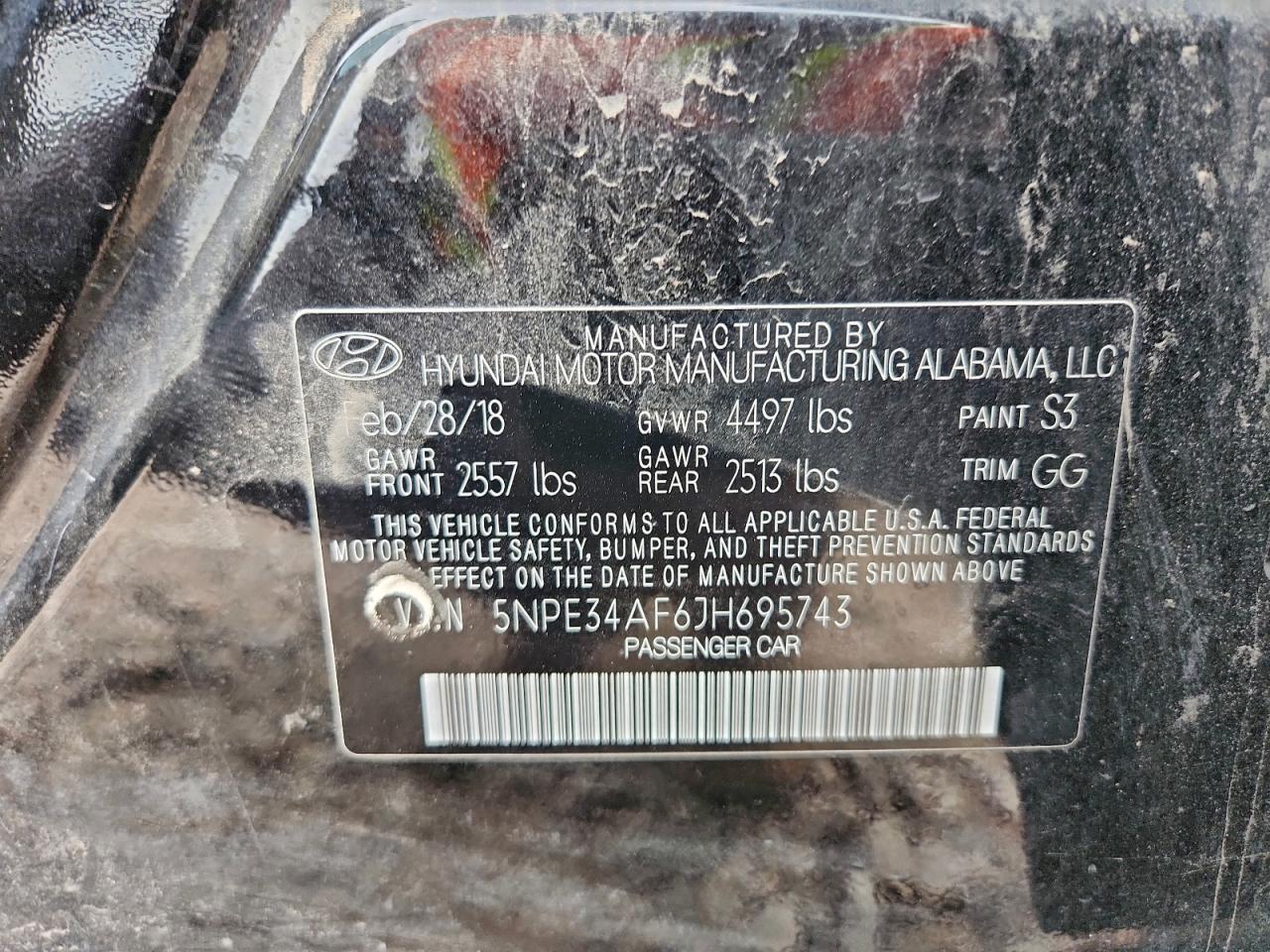 2018 HYUNDAI SONATA SPORT photo 12