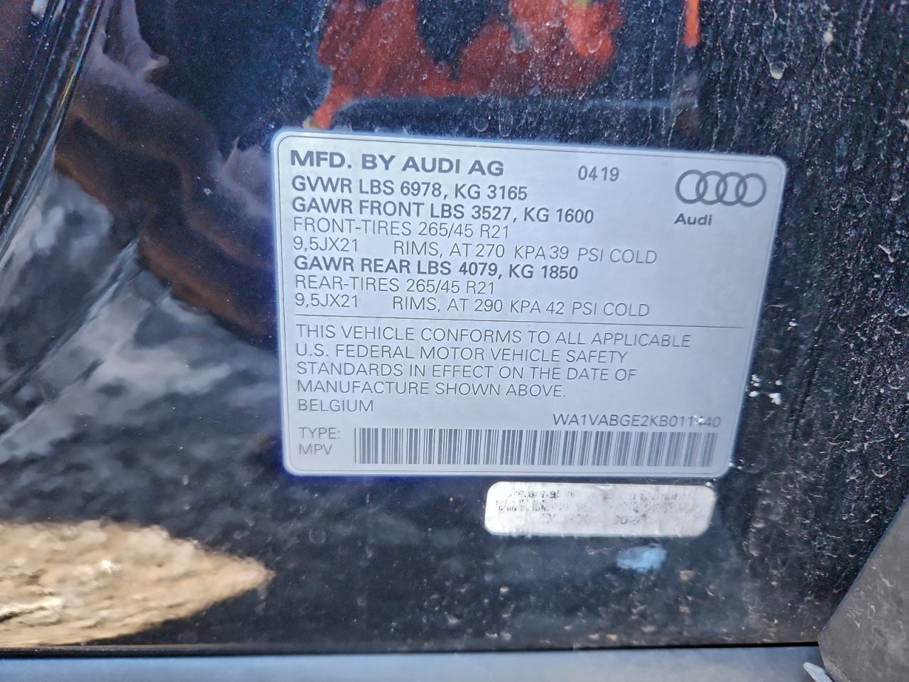 2019 AUDI E-TRON PRESTIGE photo 13