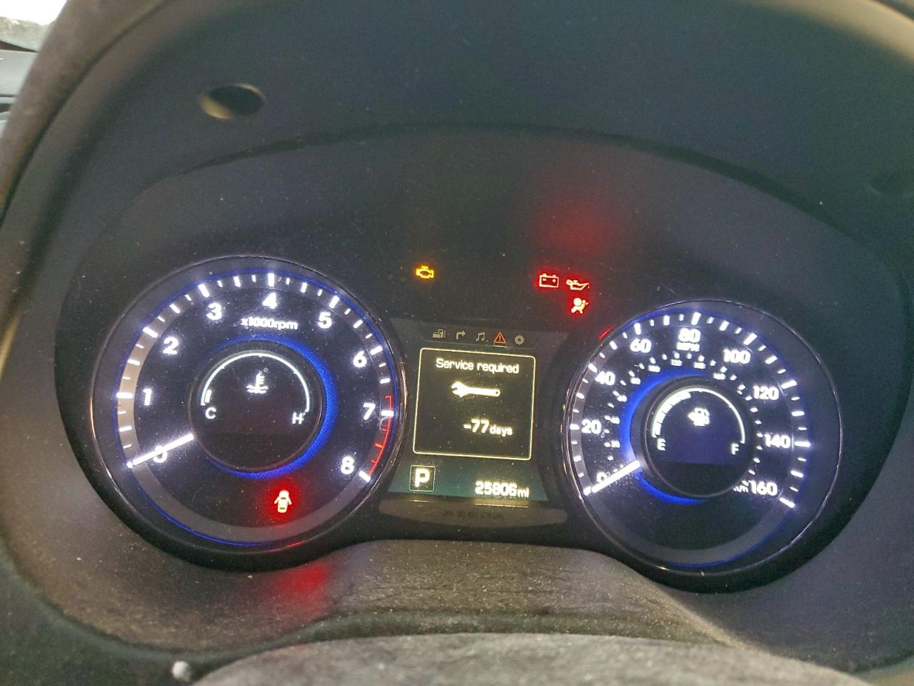 2016 HYUNDAI AZERA photo 9