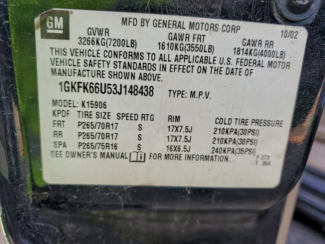 2003 GMC YUKON XL DENALI photo 13