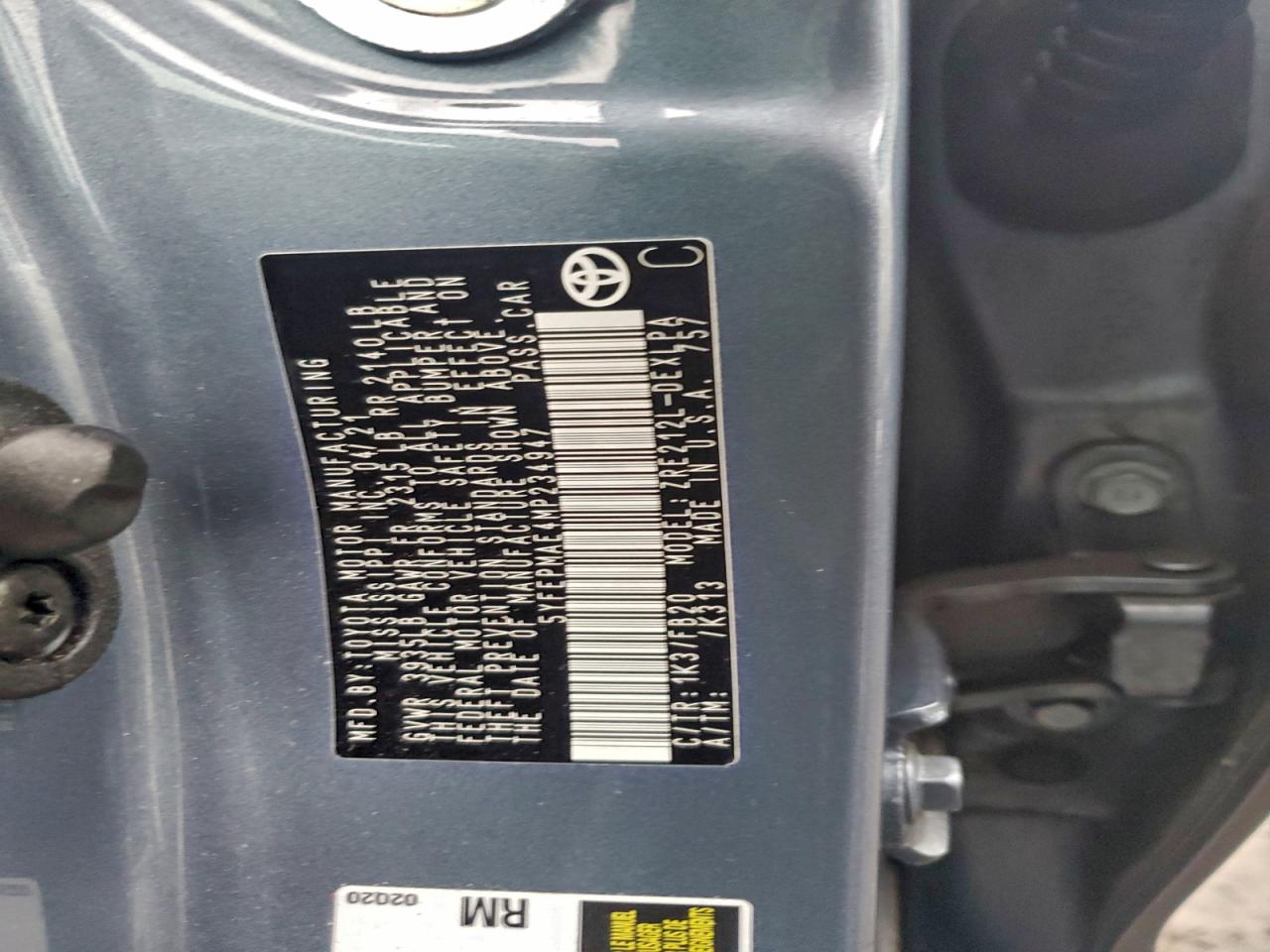 2021 TOYOTA COROLLA LE photo 13