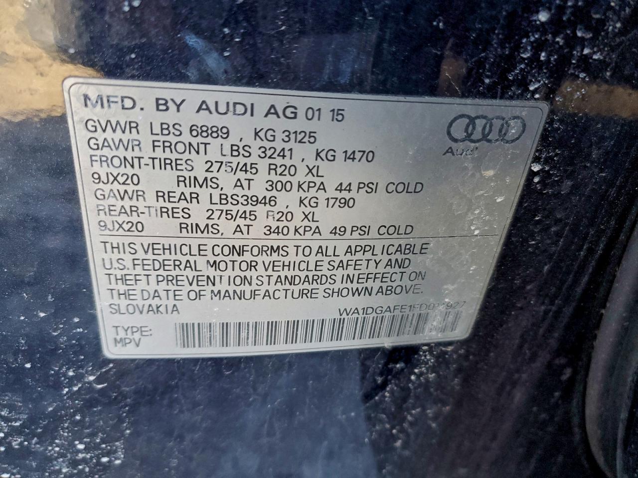 2015 AUDI Q7 PRESTIGE photo 14