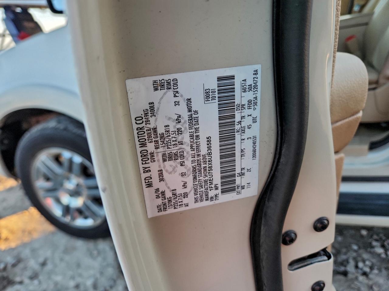 2006 FORD EXPLORER LIMITED photo 12
