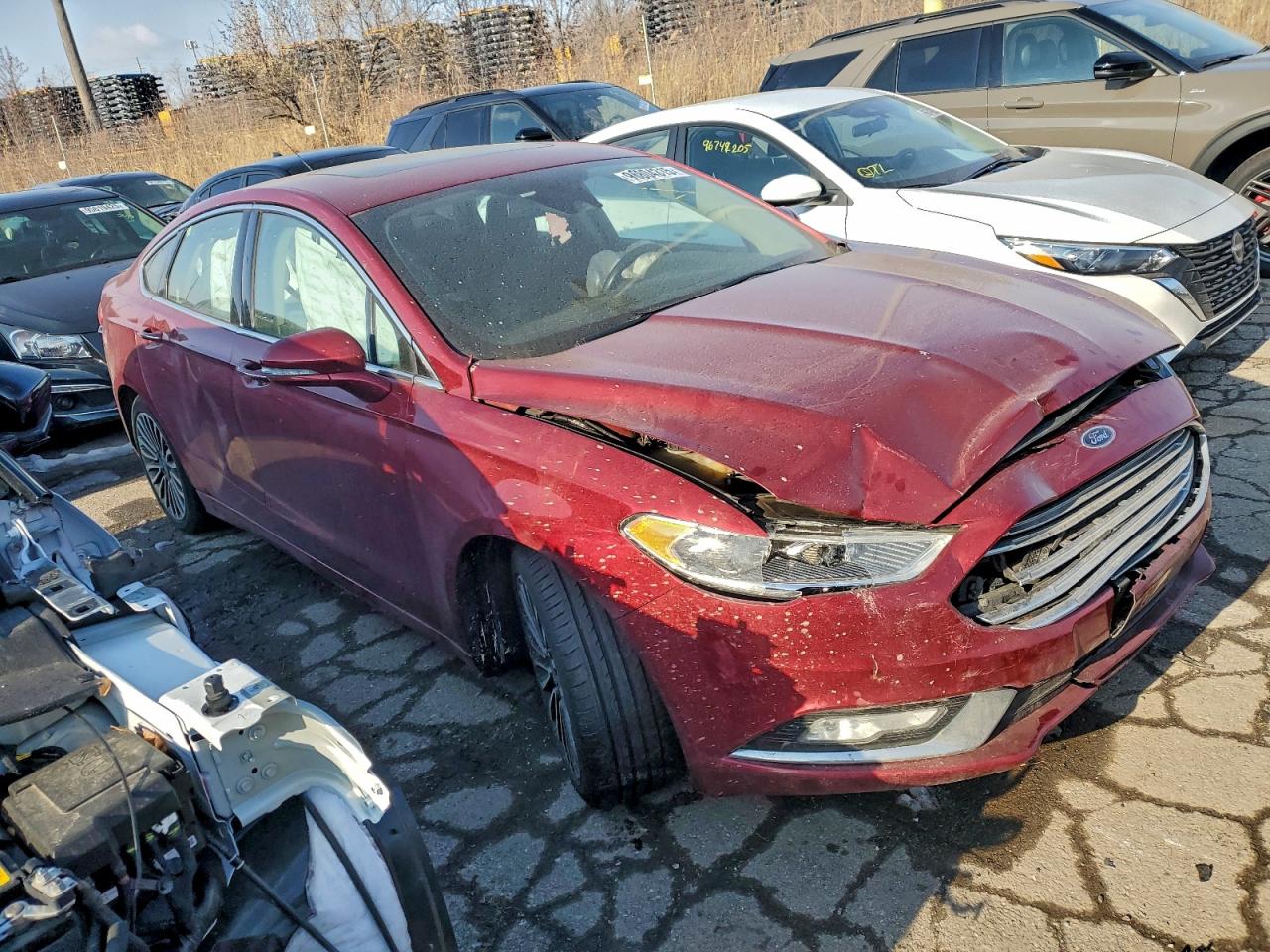 2017 FORD FUSION TITANIUM photo 4