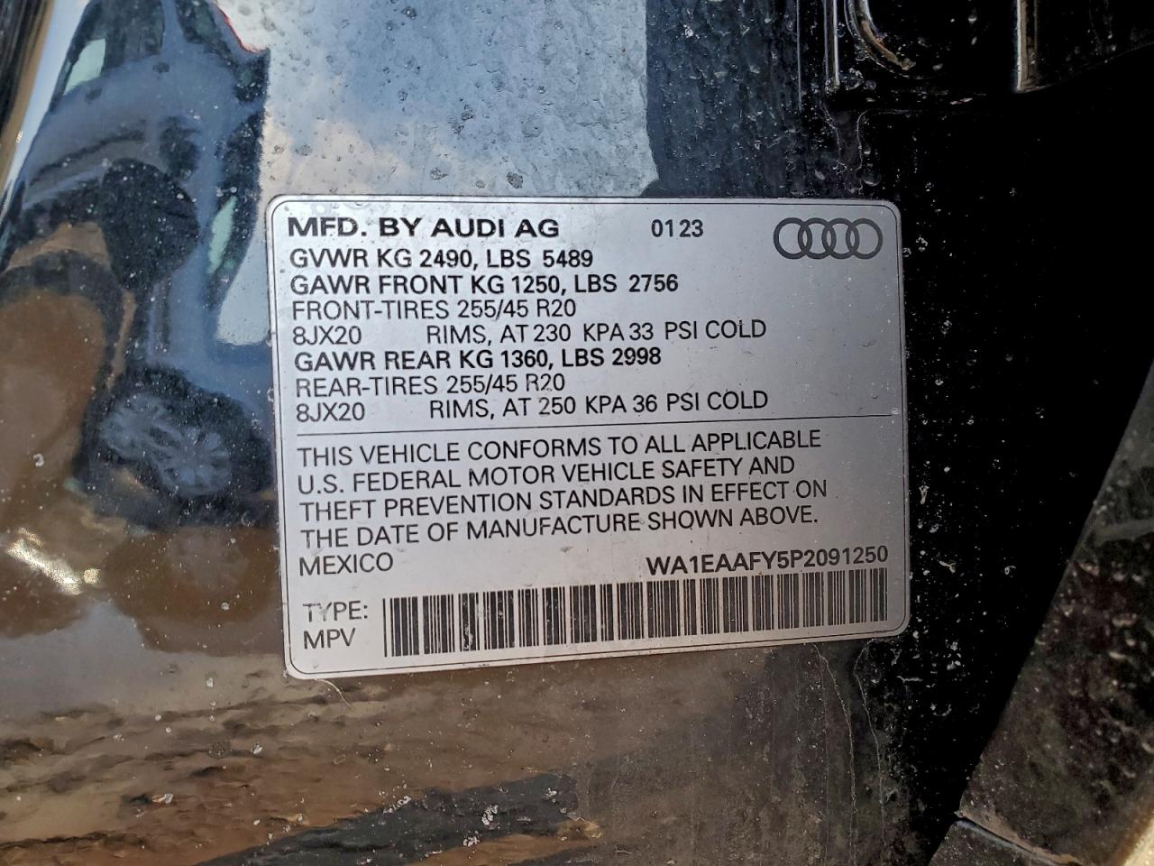 2023 AUDI Q5 PREMIUM PLUS 45 photo 13