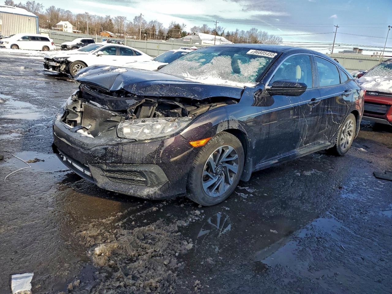 2016 HONDA CIVIC EX — FRONT END damage — photo 1